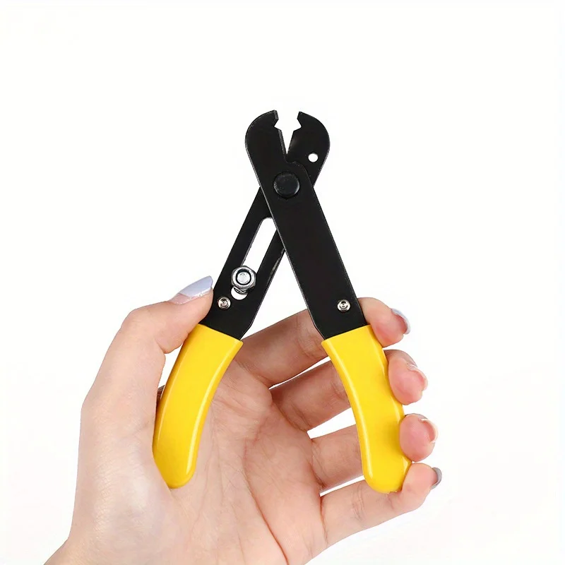 1pc Jewelry Making Chain Pliers - Riveted Manual Bag Chain Opening/Closing Tool DIY Cutter Toothless Clamp Adjustable Stripper view 3