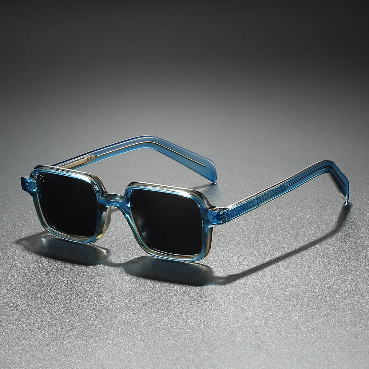2025 Square Sunglasses Men Women Retro Polarized Sun Glasses Cp Metal Core Vintage Color Patchwork