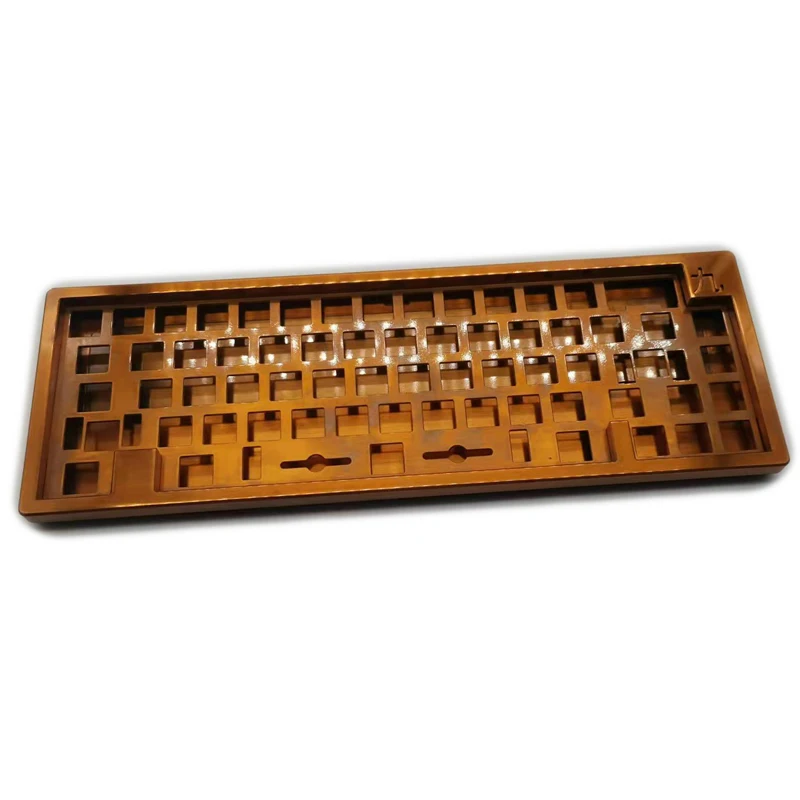 

China Custom Brass Copper Keyboard Cnc Service 100% 80% 65% Key Cnc Milling Brass Copper Mechanical Keyboard Case Cnc Machining