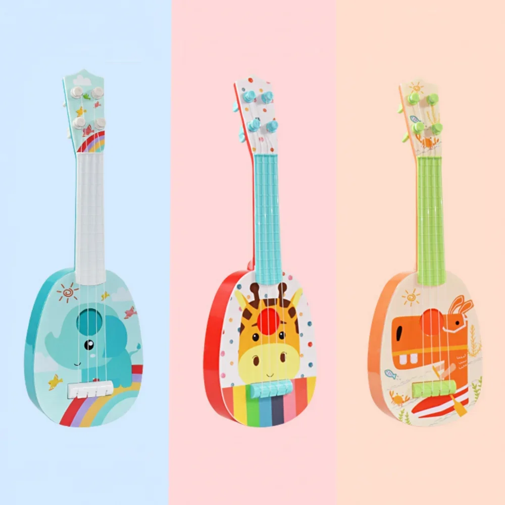 1pc 子供のウクレレギターミニギター子供の楽器知育玩具クリスマス & 感謝祭のギフト