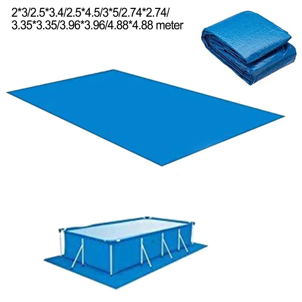 

Foldable Solar Pool Cover Rectangular Waterproof Inflatable Inflatable Pools Above Ground Pool Groundsheet Pool Equipment Parts