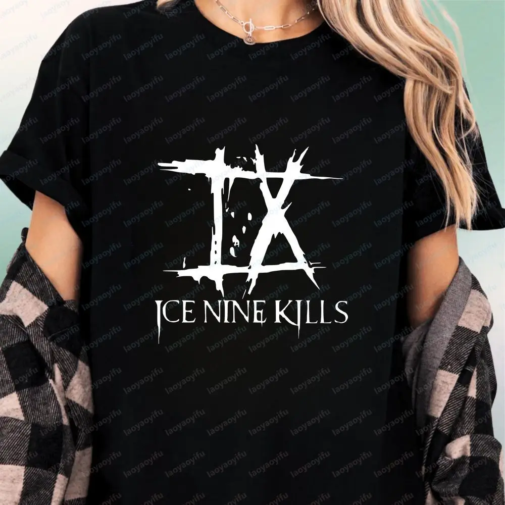 Ice Nine Kills Band - Casual Fashion Fun Crazy Neutral Classic Short-Sleeved T-Shirt for Both Men and Women (Universal Fit)