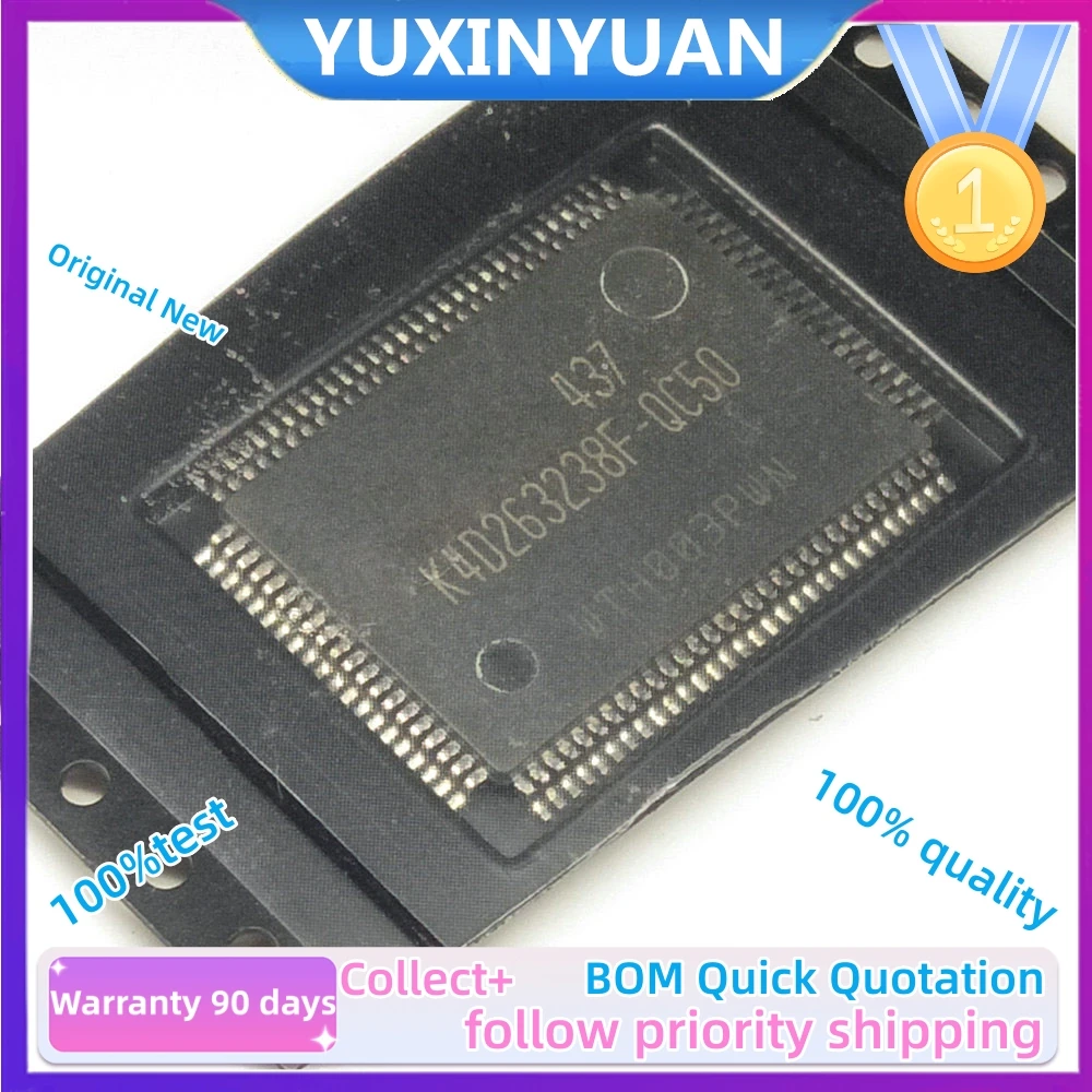 

5PCs/Lot K4D263238I-VC50 K4D263238K-UC50 K4D263238F-UC50 BGA YUXINYUAN IC Chip in Stock100%Test