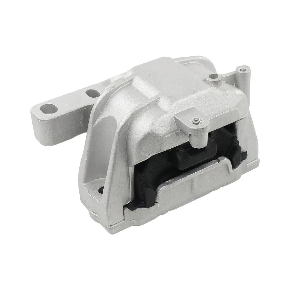 For Smoother Driving Engine Motor Mount Silver Black Aluminum Alloy Bracket High-Grade Rubber Insert For Passat CC