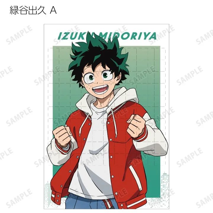 Game Midoriya Izuku Todoroki Shouto Bakugou Katsuki Uraraka Ochako Acrylic Stand Figure Doll Anime Keychain Cosplay Toy Gift