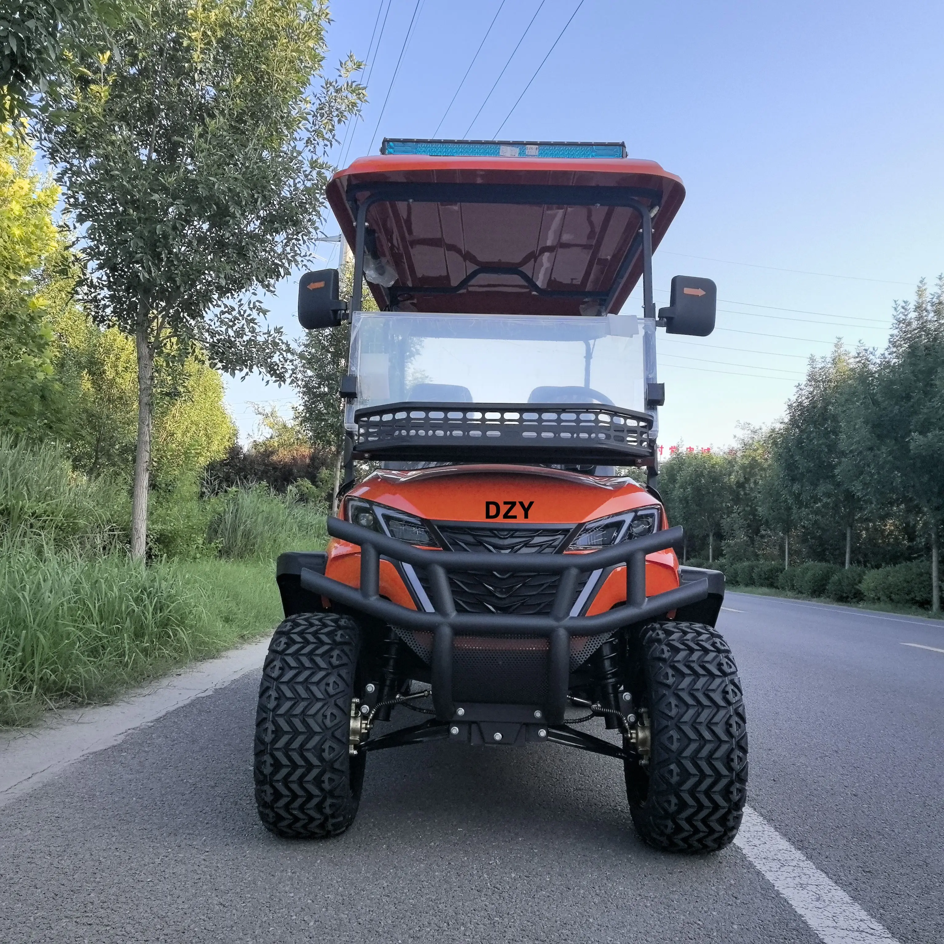 Оптовая продажа, новый сорт, 4-местная электрическая спортивная тележка для гольфа от клубного автомобиля, сертифицированное EEC, напряжение аккумулятора 48 В для осмотра достопримечательностей