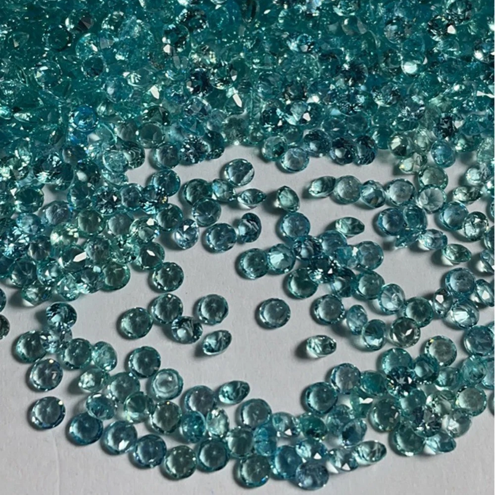 

Свободный драгоценный камень 1,5-3 мм, натуральный параиба круглой огранки