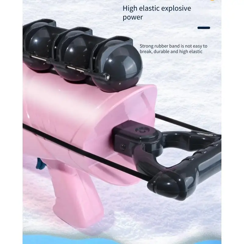 قاذفة كرة الثلج القرش الشهيرة عبر الحدود مناسبة للأطفال مناسبة للهدايا للأولاد ألعاب خارجية في موسم الثلج