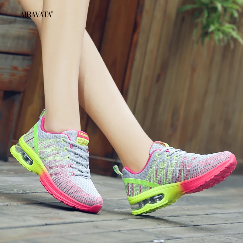 Running Shoes for Women Outdoor Breathable Fashion Womens Jogging Shoes Fitness Sneakers Colorful Air Cushion Sneaker Female