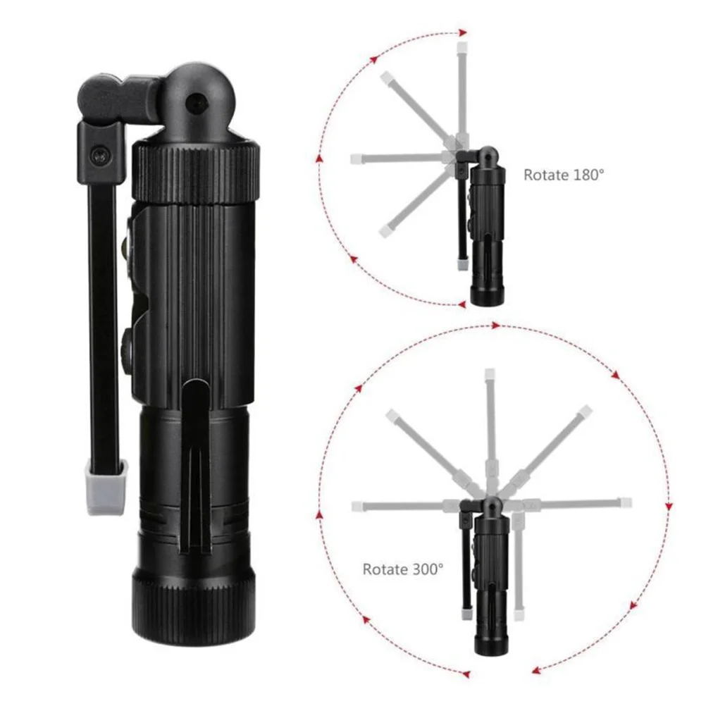 مصباح فحص العمل المغناطيسي Cob أسود USB قابل للطي قابل لإعادة الشحن للتخييم في الهواء الطلق مصباح تحذير أحمر مدمج