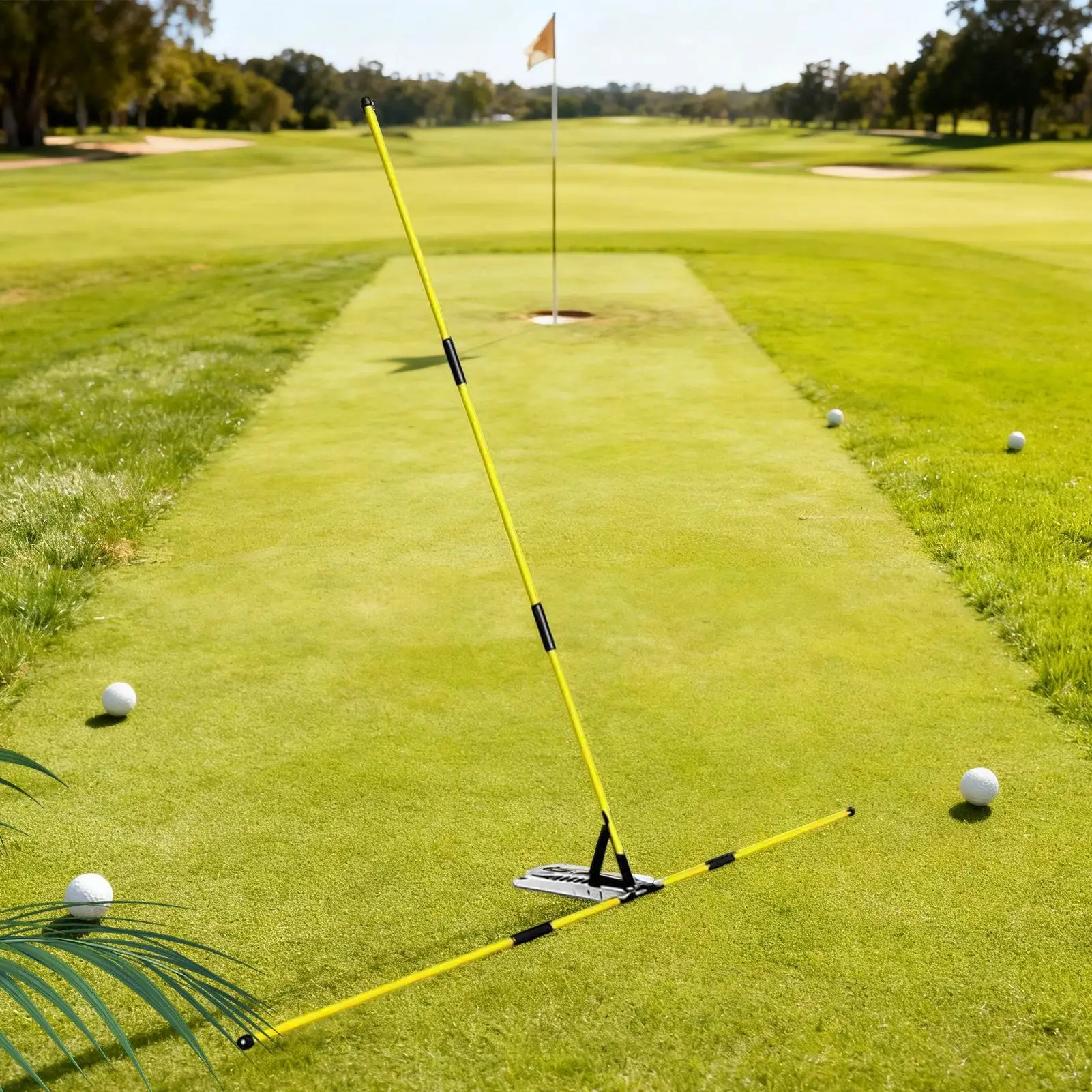 

Палочки для выравнивания гольфа, съемный стержень, тренажер для качелей в гольфе, тренировочное пособие для тренировки в помещении, ударов на заднем дворе, дома