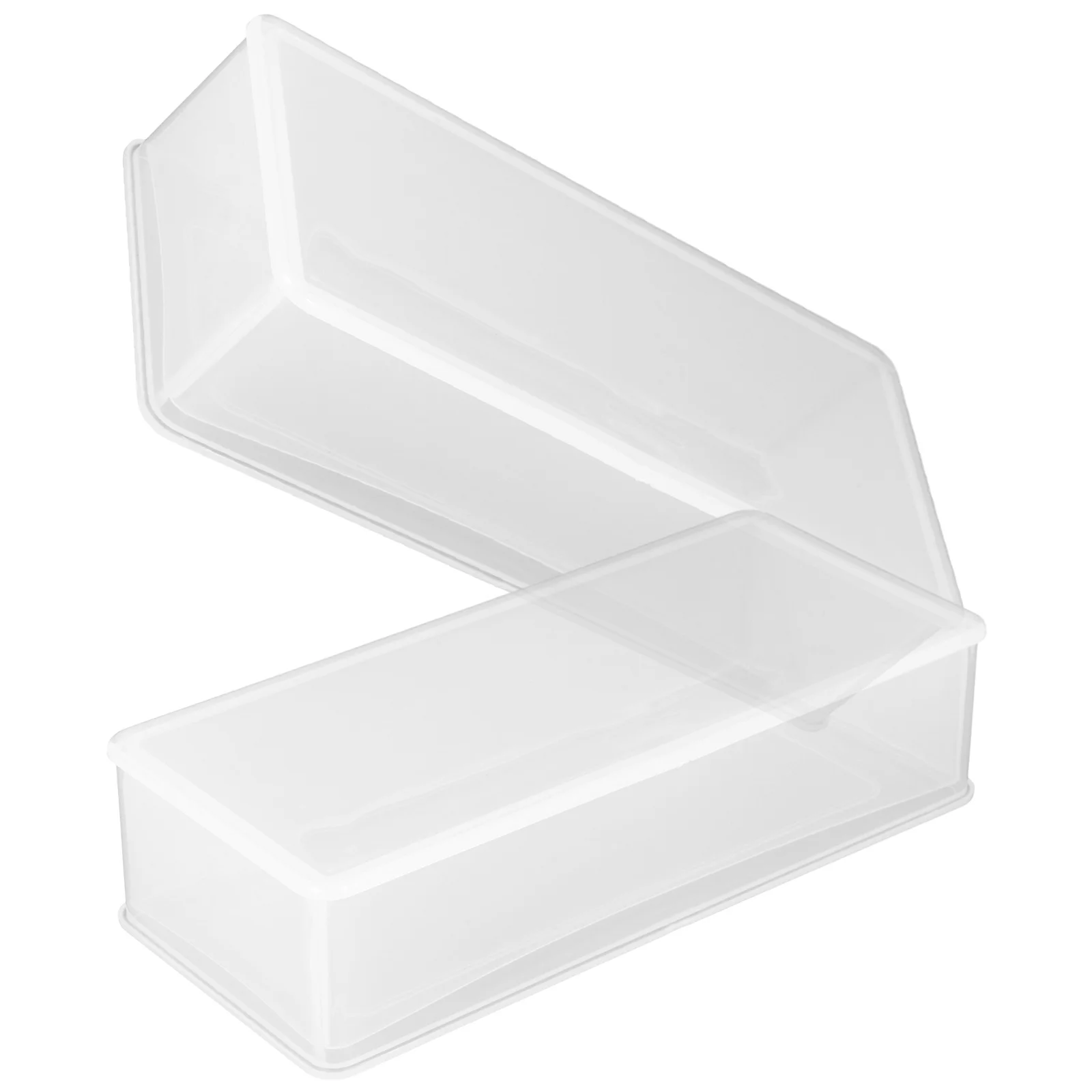 2 قطعة صندوق تخزين العملات المعدنية سعة كبيرة حامل العملات البلاستيكية لجامعي الأوراق النقدية المحمولة المقاومة للغبار والعملات التذكارية #3