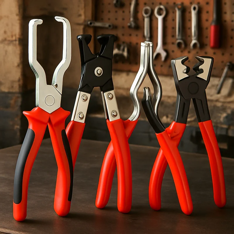 Heavy-Duty Hose Clamp Pliers and Fuel Line Removal Kit for Efficient Auto Repairs