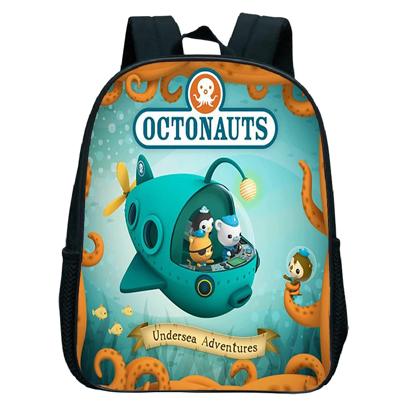 Mochila The Octonauts Tas TK Balita Kartun Ransel Sekolah Anak Mini Tas Sekolah Anak-anak Bayi Ransel TK