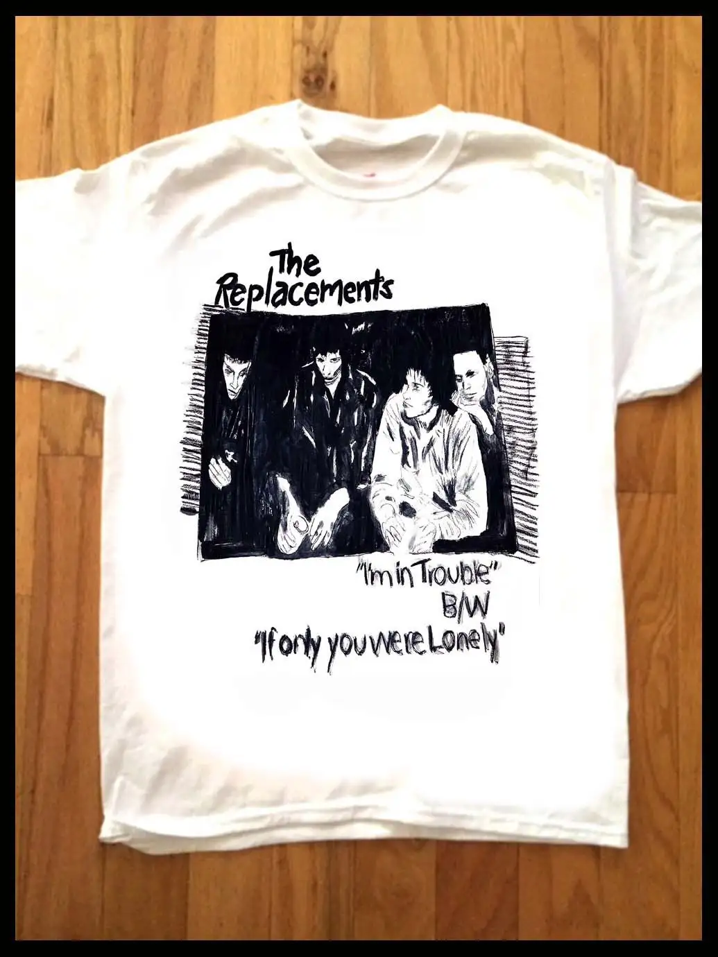 The Replacements Sorry Ma Pop Art T Shirt By Artist Adam Punk Paul Westerberg 80S Limited Edition Rock N' Roll