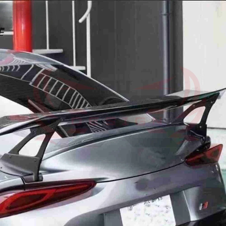 جناح سبويلر خلفي من ألياف الكربون الحقيقية لعام 2019+ Toyota Supra Gr A90 A91