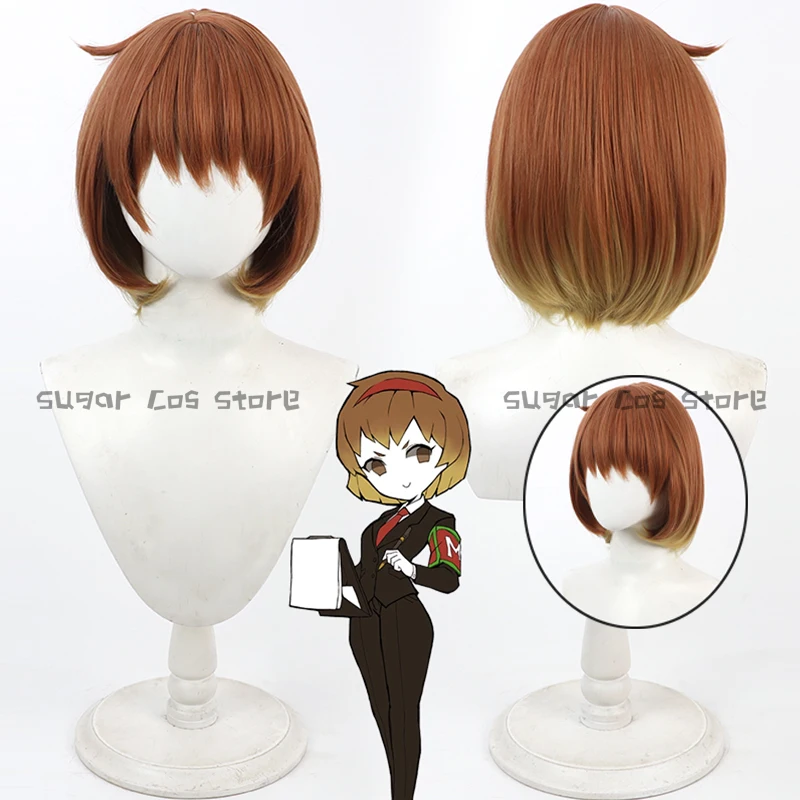 Lobotomy corporation malkuth cosplay peruca anime jogo resistente ao calor cabelo sintético halloween carnaval roleplay festa para mulher