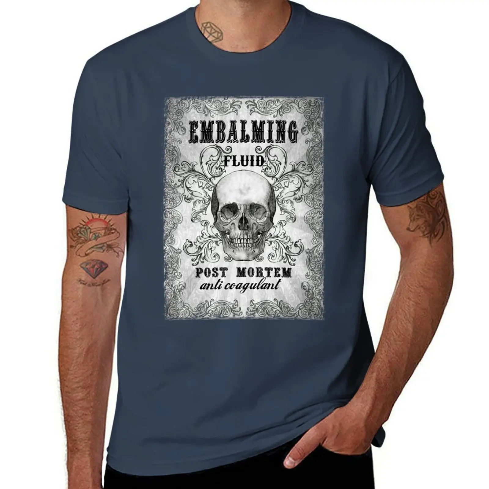 Embalming fluid T-Shirt Casual All Match Short Sleeve T-Shirt