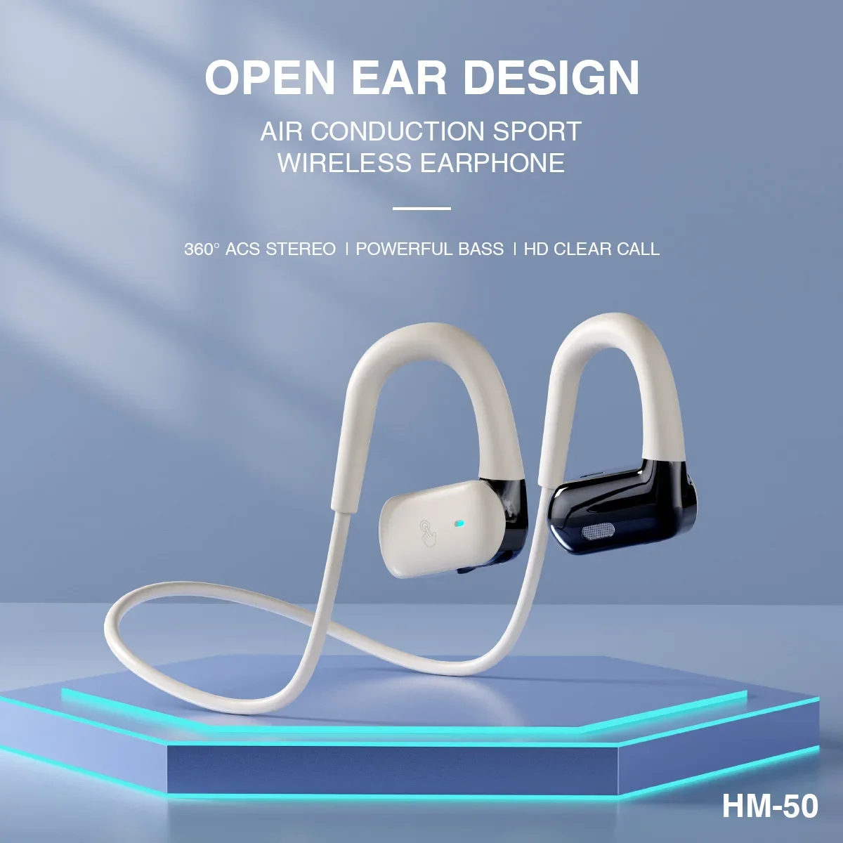 New Bone Conduction Wireless Bluetooth Headphones Sport TWS Bluetooth Neckband Headset Hearing Aids Earphones Handsfree With Mic