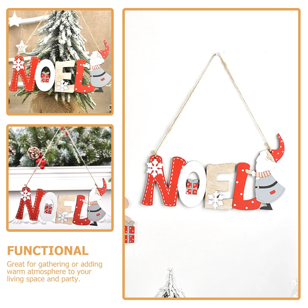 

Charming Wooden Hanging Decor Christmas Supplies Creative Design for Tree and Home Decoration Christmas Wooden Tags
