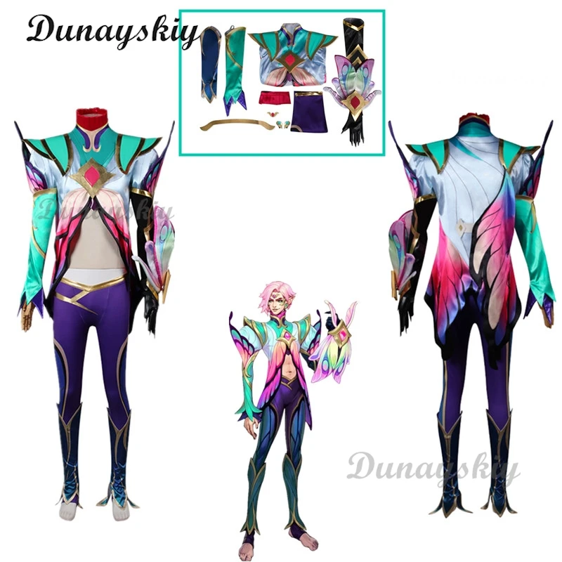 

Game LOL Ezreal Flower Fairy Cosplay Costume clothing game anime cosplay costume outfits Male Clothes Party