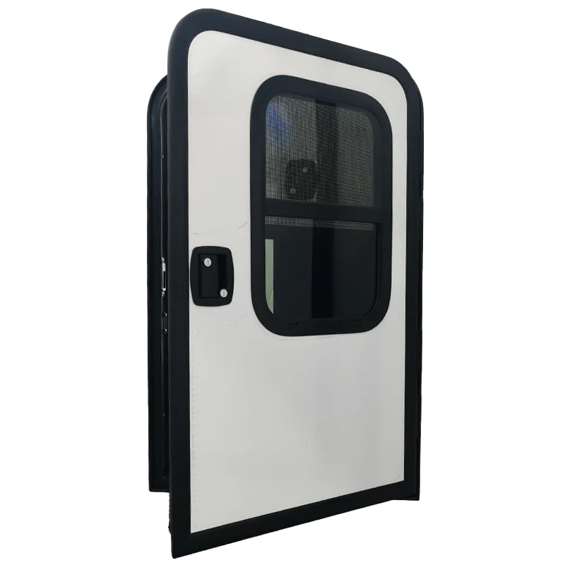 MAYGOOD 620*900mm Small Mini Camper Trailer Door with Up-down Sliding Window for Teardrop Trailer Pick-up Camper Trailer view 4