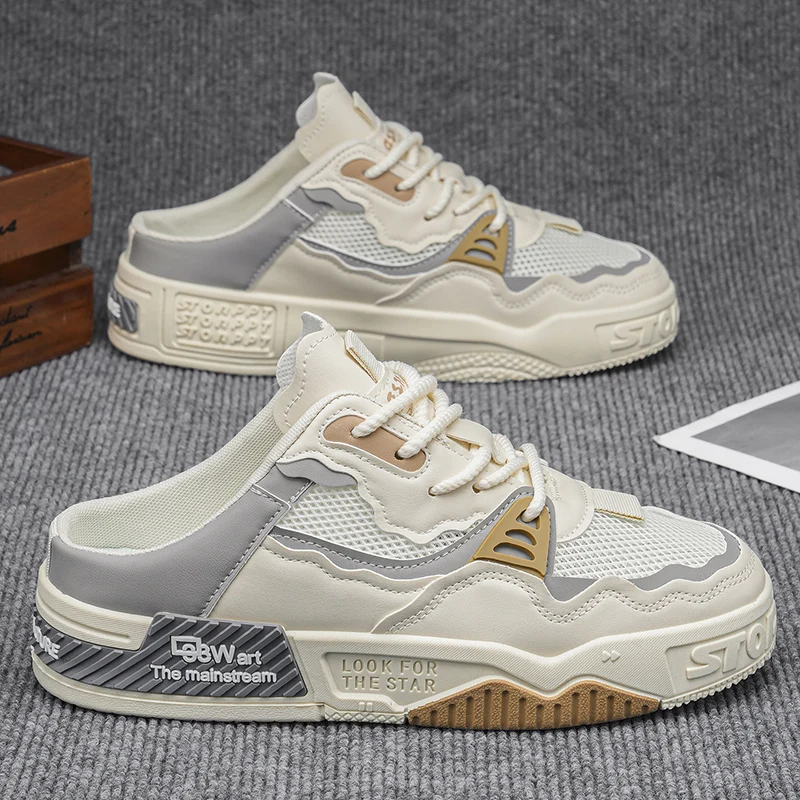 Herren-Sportsandalen und -Pantoffeln, Herrenmodell, bequem, für alle Jahreszeiten geeignet, ideal für den täglichen Gebrauch im Freien, leicht. – Detail 2