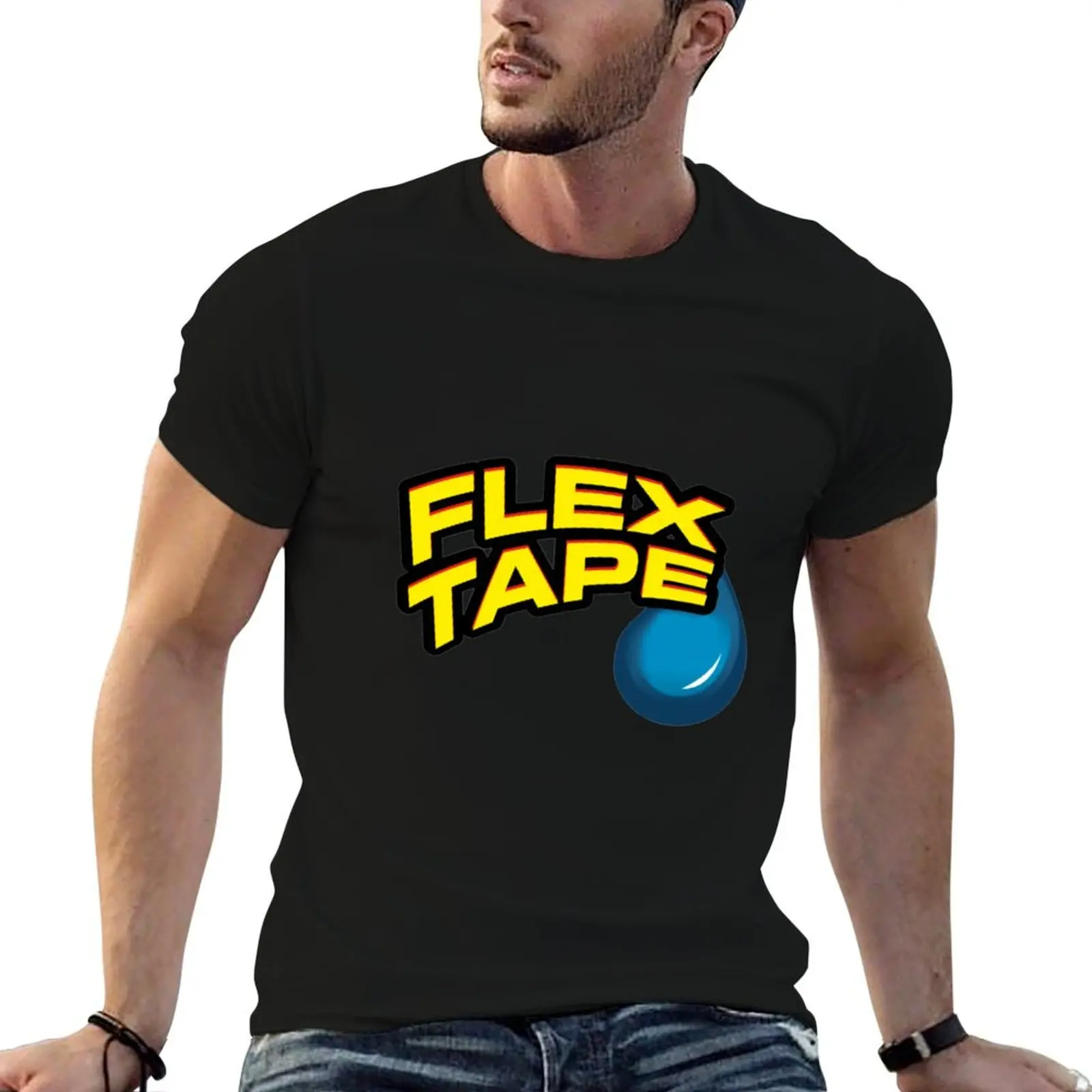 

Flex Tape Phil Swift As Seen on TV T-Shirt t shirt man luxury cotton tshirt 100% T-Shirt
