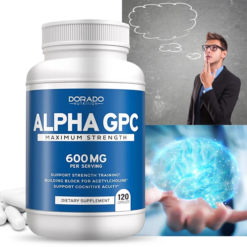

Натуральная добавка для мозга Alpha GPC Choline — добавка для фокусировки и мозга, без ГМО, для ацетилхолиновой формулы расширенной памяти