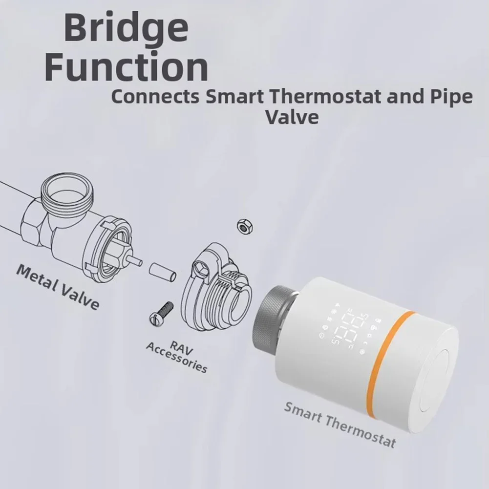 For Home Comfort TRV Valve Adapter Radiator Heating Efficiency Adapter Applicable To M28*1.5 Easy Installation Kit For RA Model