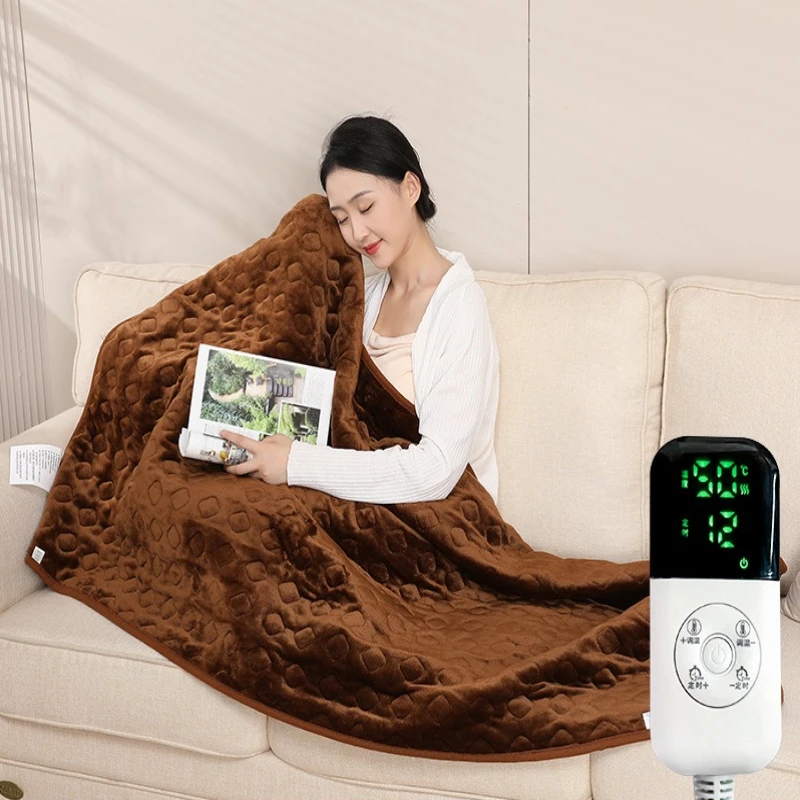 電気毛布 洗濯機で洗える、オフィスチェアや自宅用の電気加熱カバー、一人用、温度調節可能