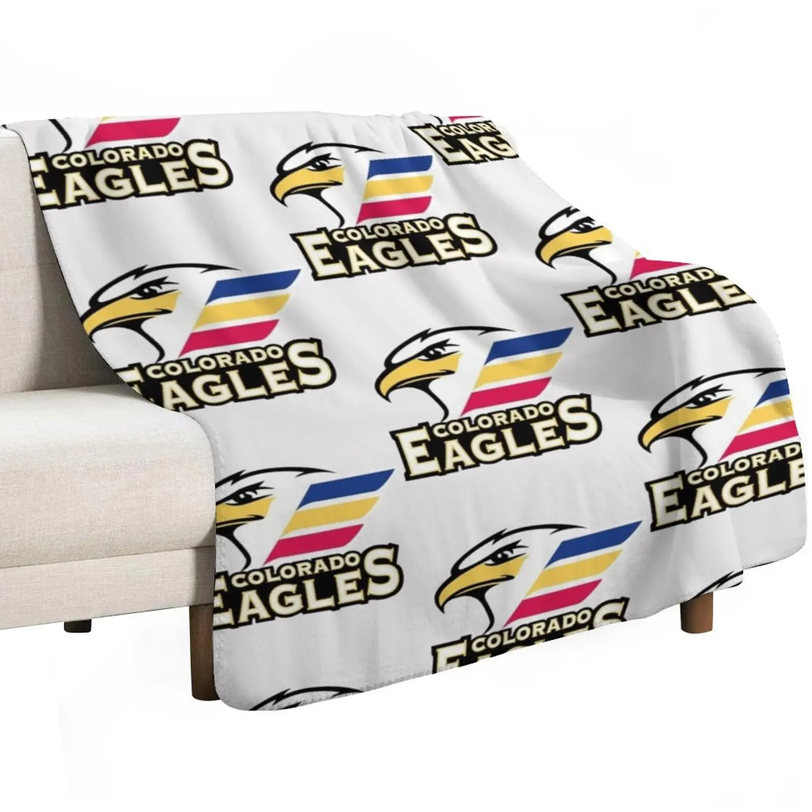 Eagles Hockey Colorado Throw Blanket halloween Designers heavy to sleep christmas gifts Custom cosplay anime Blankets