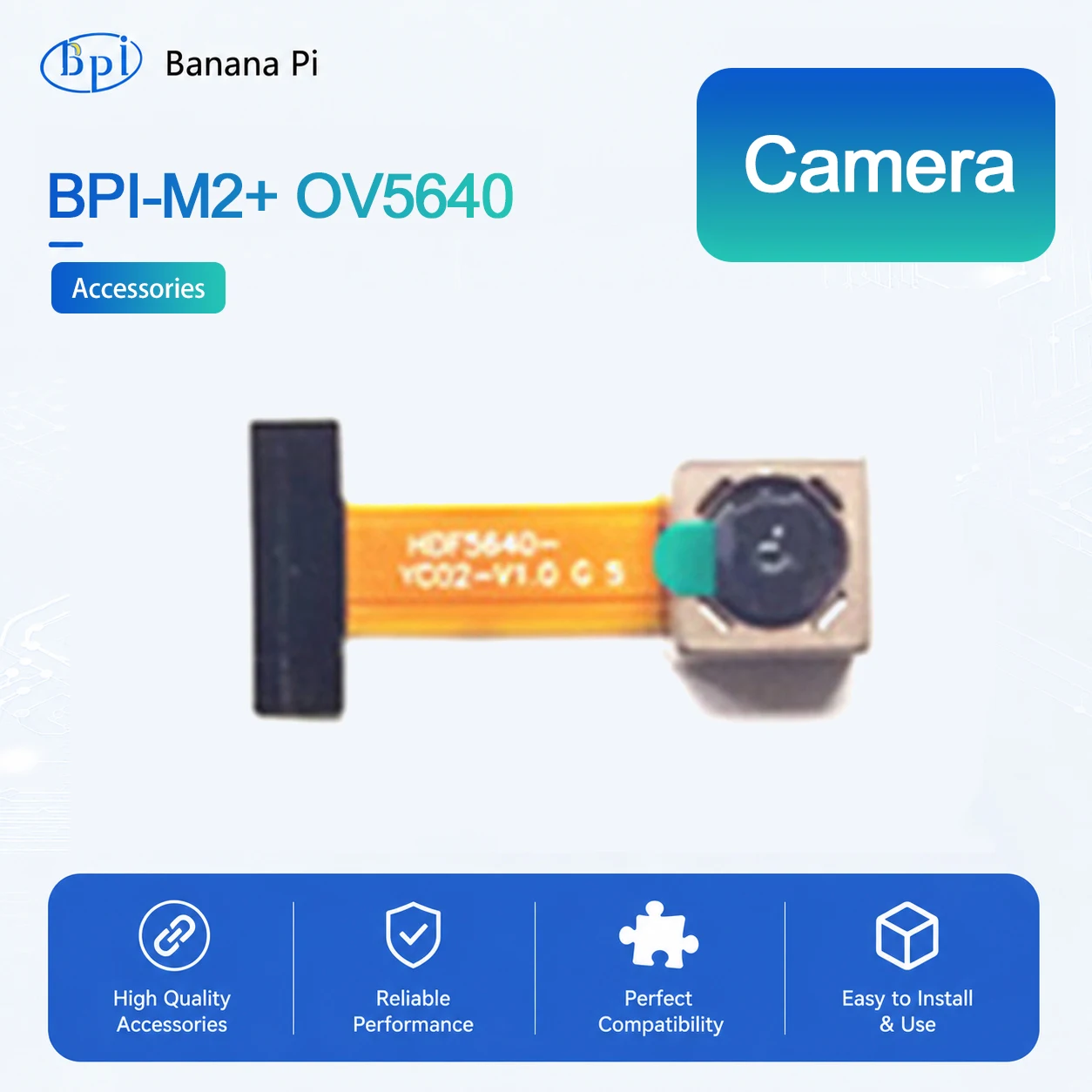 Banana Pi BPI-OV5640 M2+ Camera Module Board For Banana Pi Single Board Accessories