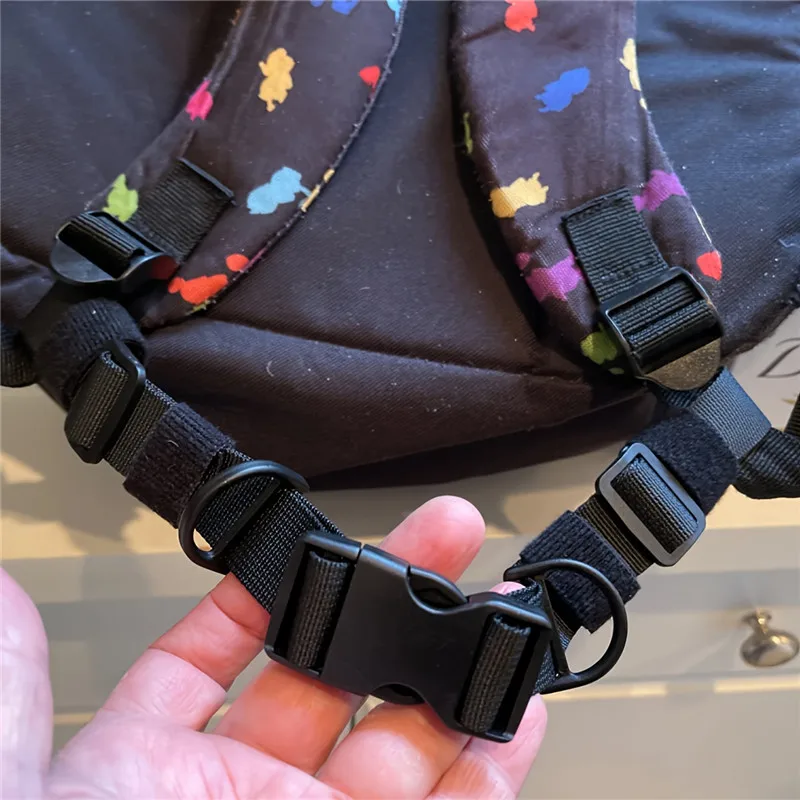 Rucksack-Brustgurt, robuster, verstellbarer Rucksack-Brustgurt mit Schnellverschluss-Schnalle und D-Ring-Haken für verschiedene Rucksäcke – Detail 10