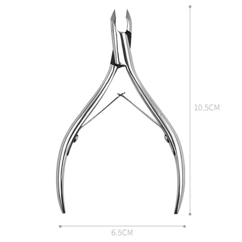 Professional Cuticle Scissor Fingernail Cuticle Nipper Trimming Stainless Steel Nail Clipper Cutter Plier Manicure Tool