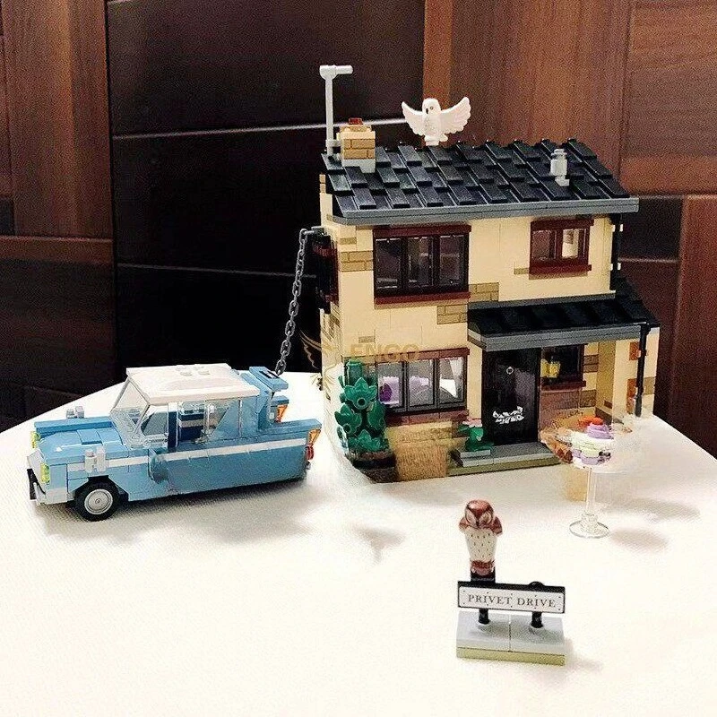 Конструктор Moc Privet Drive Grimmauld Place: Модель поезда для игры в квиддич, идеальный подарок на день рождения