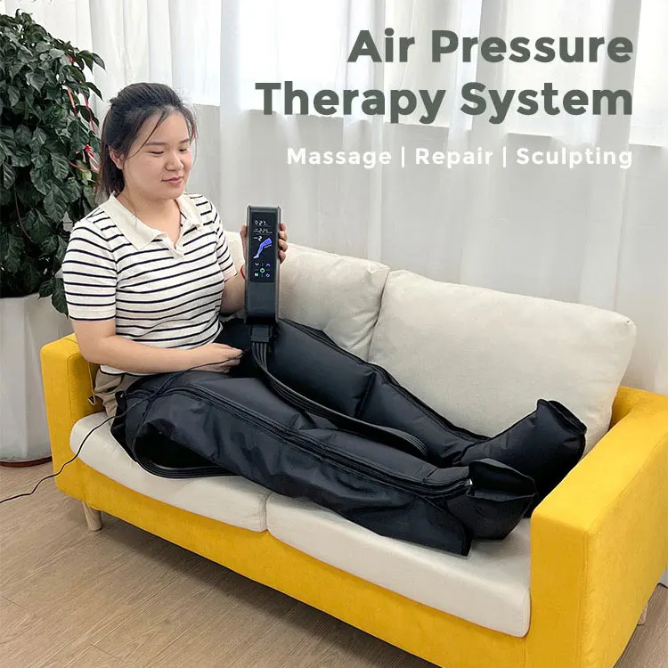 Senyang custom new ce foot pressure massage device machine electric recovery boots full air compression leg massager