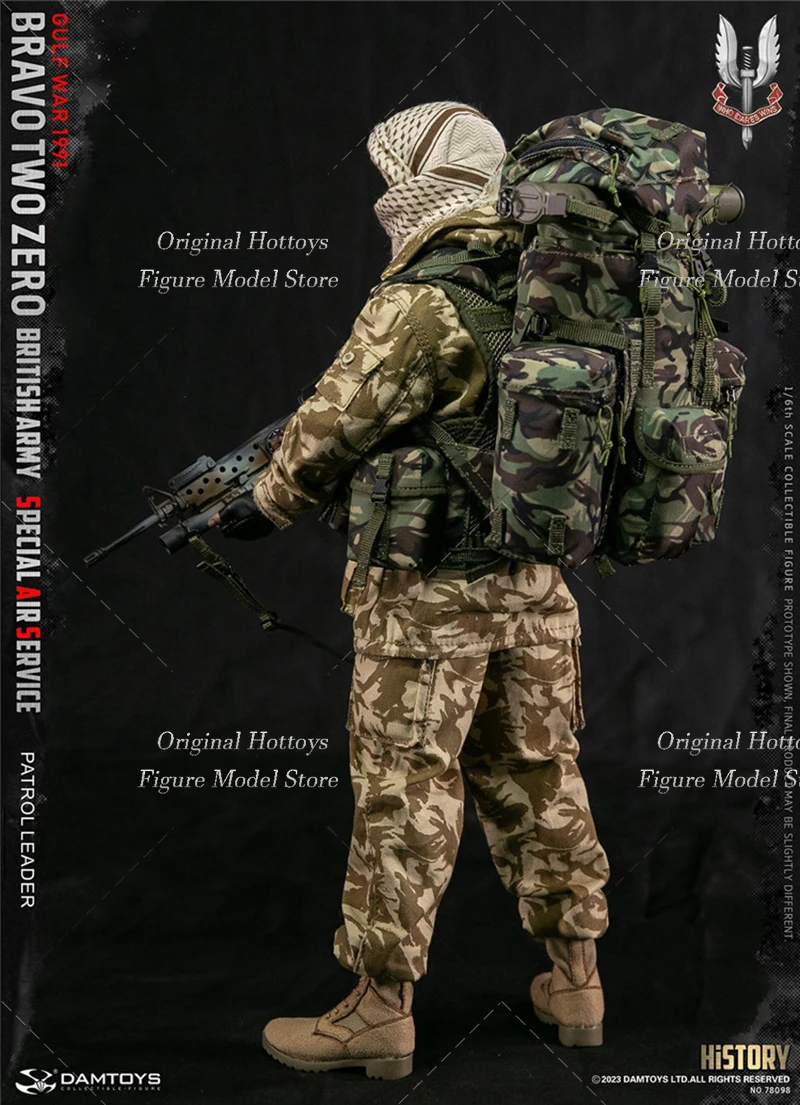 DAMTOYS 78098 1/6 Scale Men Soldier B20 British Army Special Air Service Patrol Leader Full Set 12-inches Action Figure Doll