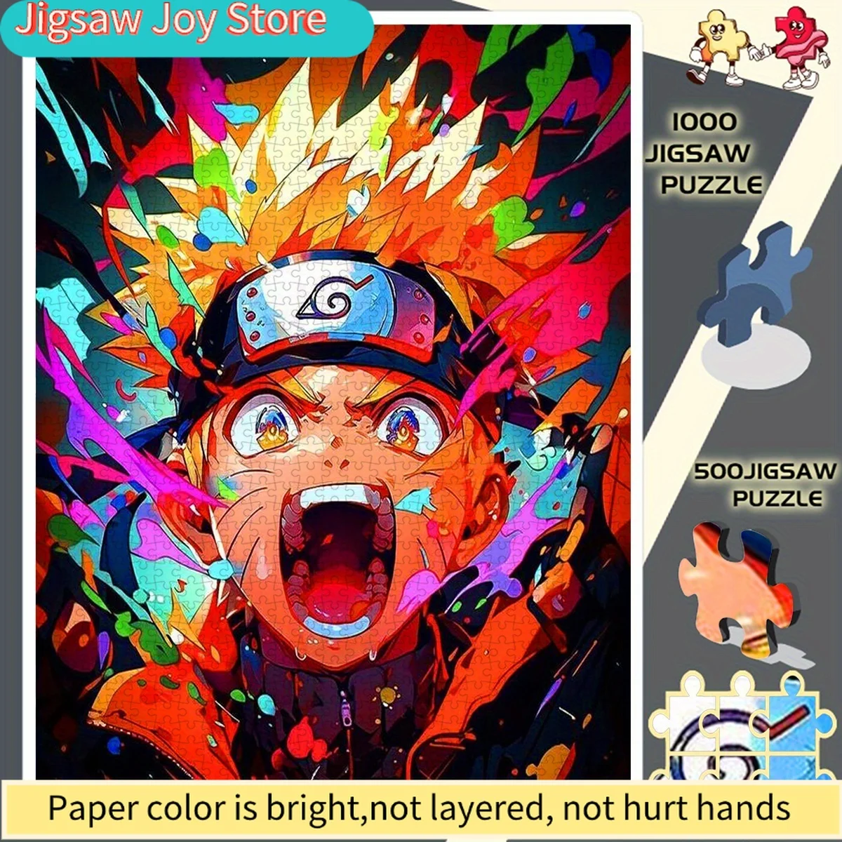 

Puzzle, Paper Puzzle, DIY Puzzle, Puzzle, Large Puzzle, Spiral Saw Colorful Spray Roar Suitable for Home Leisure Puzzle, Offic