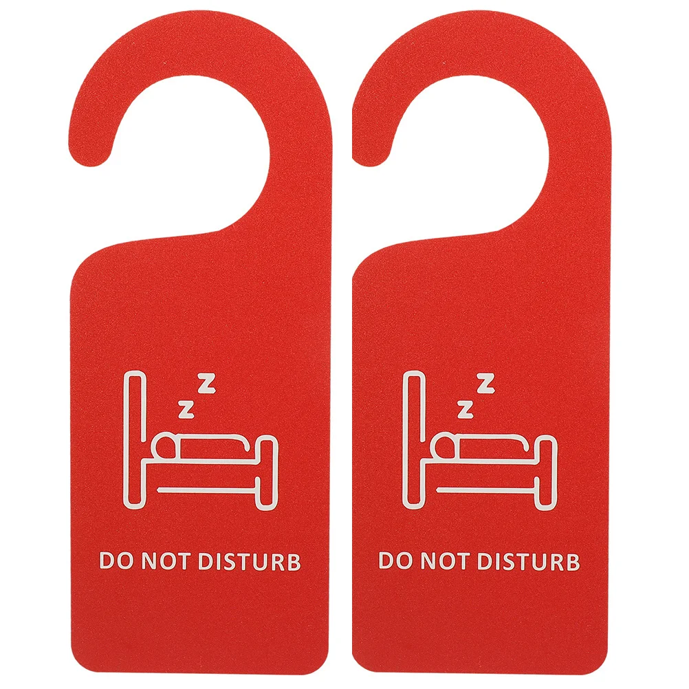 Do Not Disturb Listing Hotel Door Stopper Sign Knobs Hanger for Office Signs Front Notice Reversible