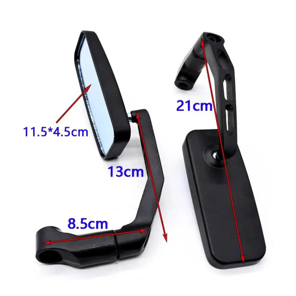 Vision Motorcycle Mirror Motorcycle Mirror Universal Aluminum Alloy Motorcycle Rearview Mirror Pair with Screws for Enhanced