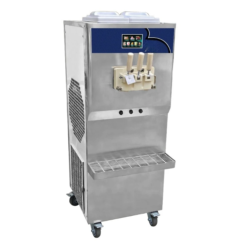 

Soft ice cream High puffing soft ice cream machine Double compressor
