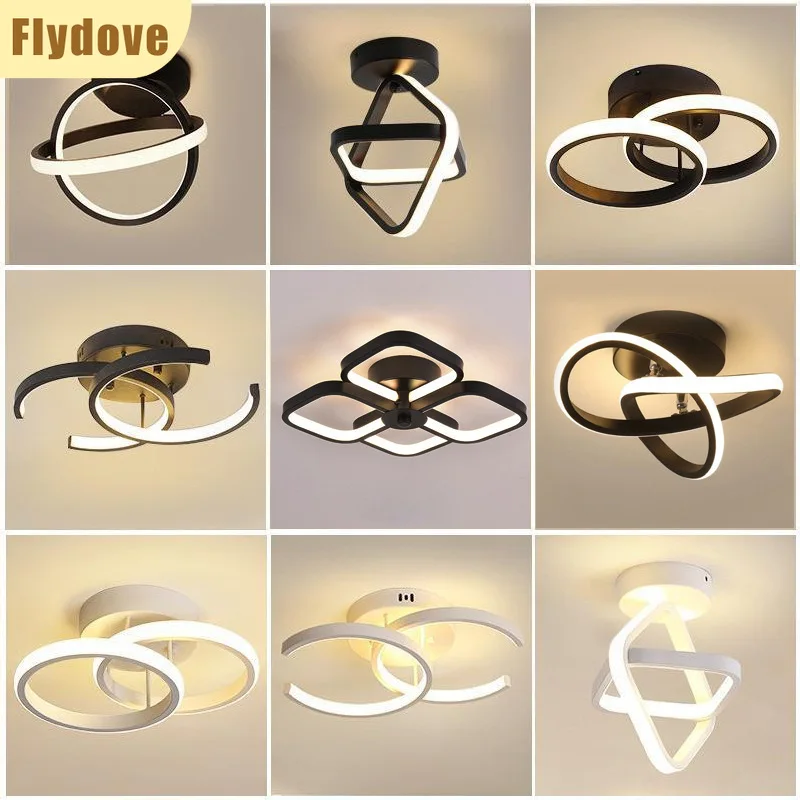 

Korean Style Modern Minimalist Entrance Hallway LED Ceiling Light Balcony Living Room Dressing Room Home Lighting Decoration