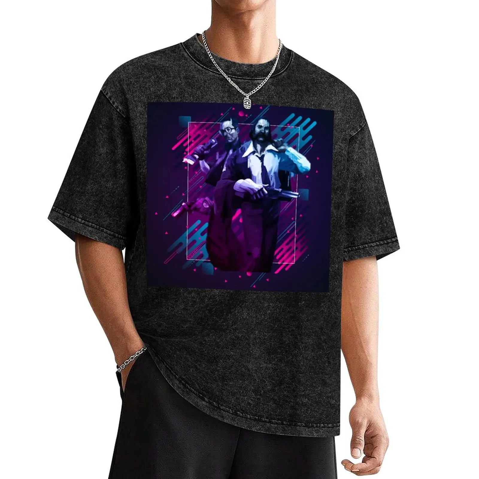 

Kim/Harry - Disco Elysium *Modern Graphic Design* T-Shirt customizeds rapper graphic tees custom t shirt designer t shirt men