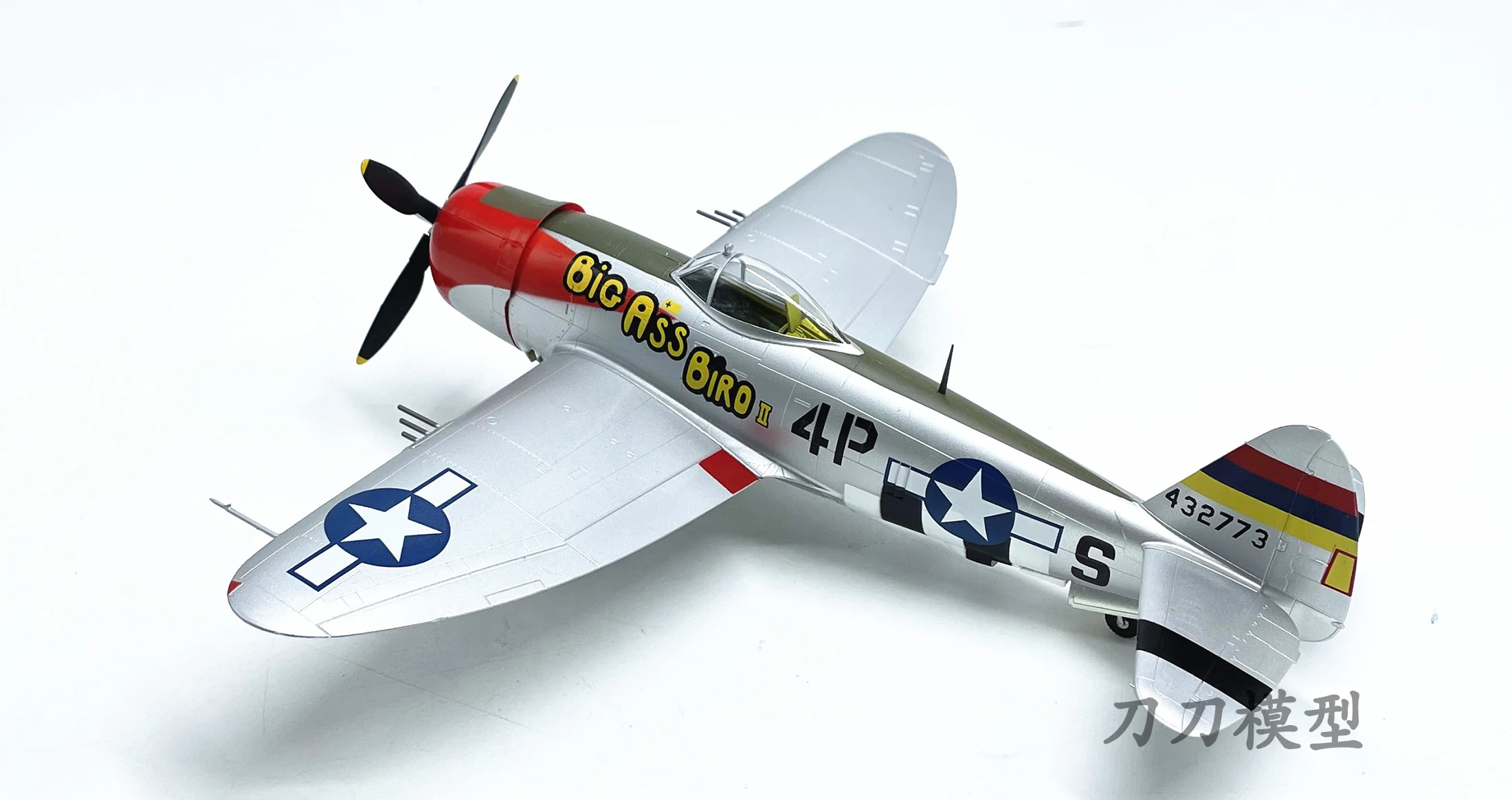 1/48 EM 39306 US P47D Fighter Model  Finished product collection model