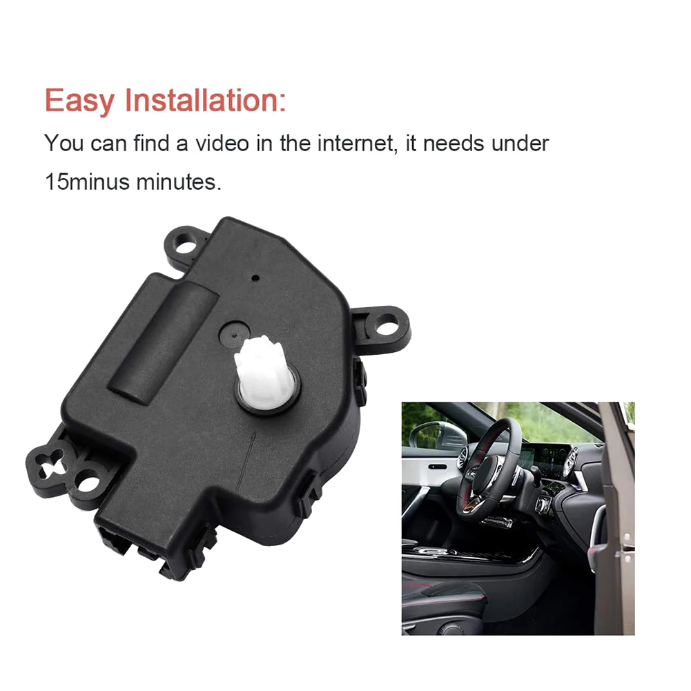 604-021 مشغل باب الهواء المزج HVAC لسيارة جيب كومباس باتريوت 10-16 / كرايسلر 300 دودج تشارجر تشالينجر 07-11(2 قطعة)