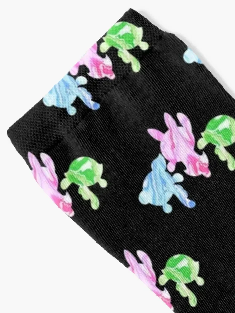 Obscured' PowerPuff-Girls Socks รองเท้าเดินป่า ถุงน่องชาย ถุงเท้าสุภาพสตรี ผู้ชาย