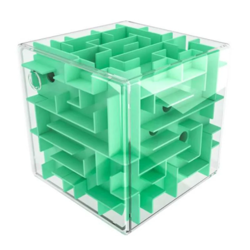 3D Cube ปริศนาเขาวงกตของเล่นการประสานมือและตา BALANCE เกมกล่องสนุกสมองเด็กของเล่นเพื่อการศึกษาเด็ก