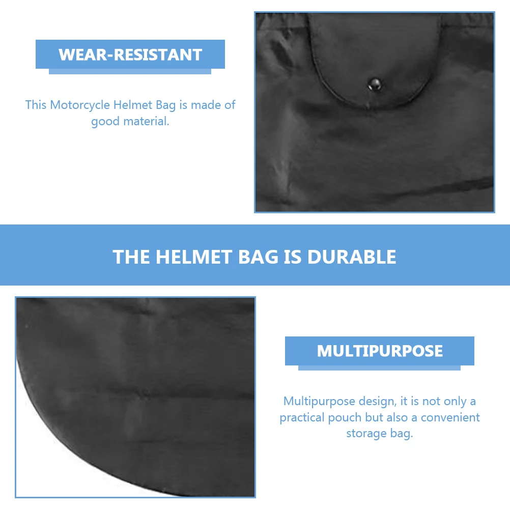 

Motorcycle Storage Bag Hat Organizer Holder Polyester Sports Protective Equipment