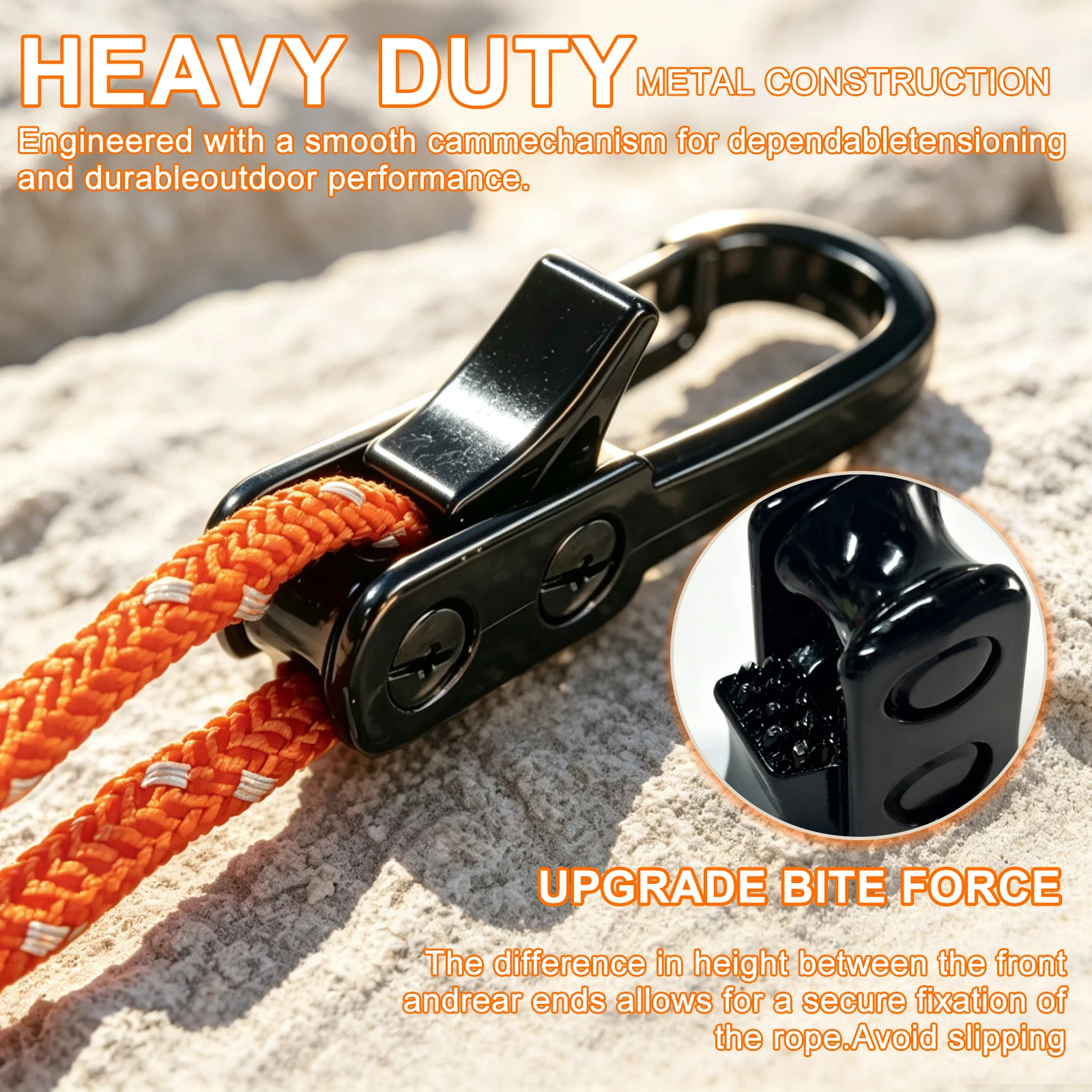 Heavy-Duty Retractable Binding Rope, Outdoor Cord for Camping, Awnings, Hammocks & Outdoor Gear